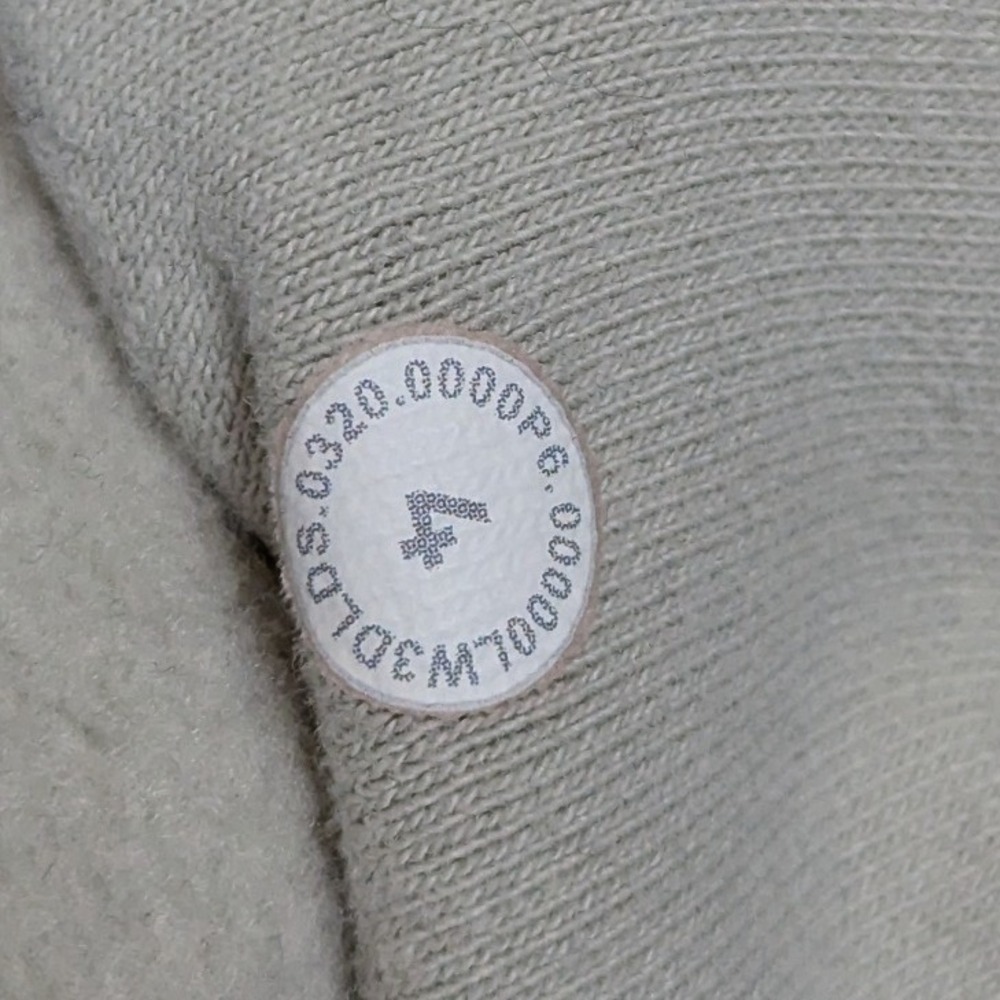 Lululemon Scuba Pullover Hoodie Light Bone Off White Size 4 Logo Athletic - Picture 4 of 14